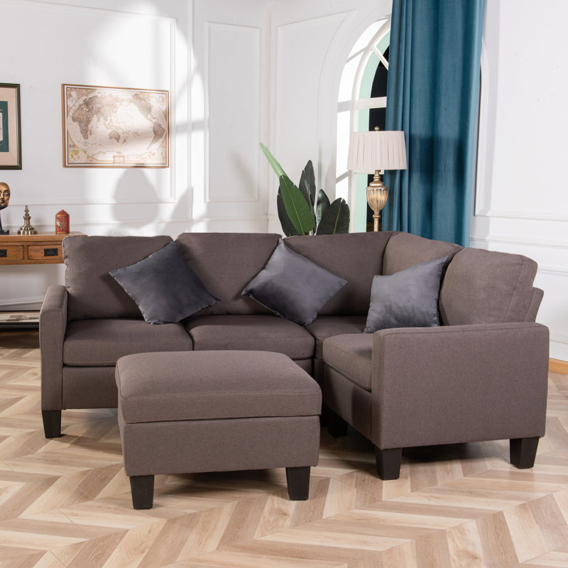 Ebern Designs Aillie 81'' Wide Reversible Modular Sofa & Chaise with